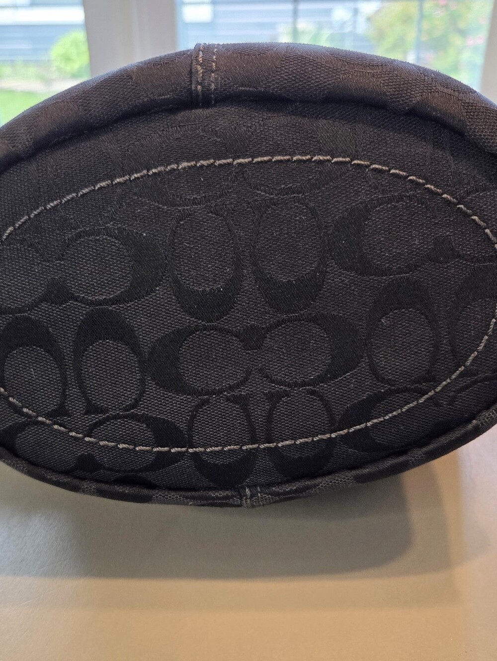 Coach Madison Sophia Monogram Black Canvas and Leather Crossbody Bag - Picture 5 of 15